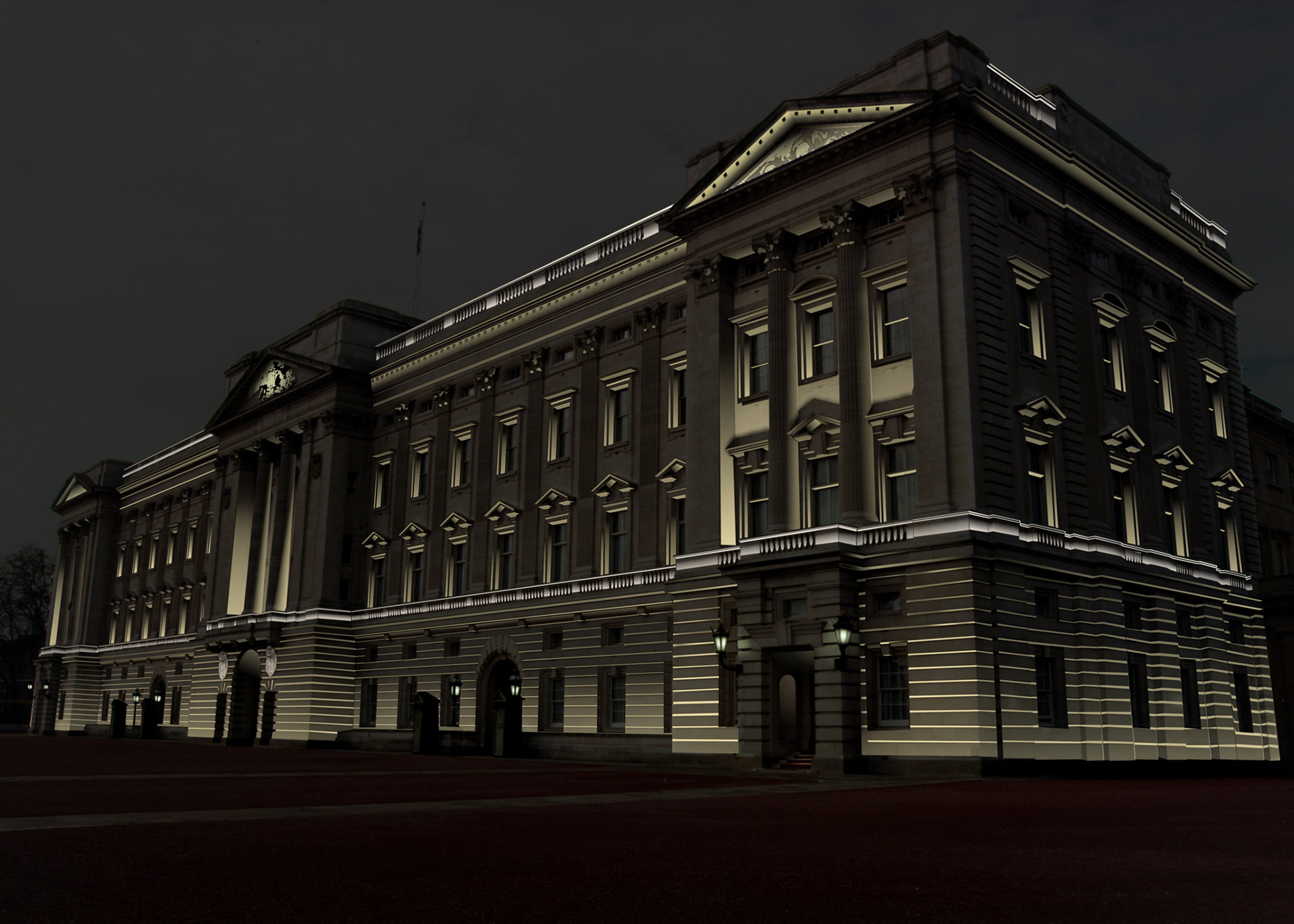 Buckingham Palace - CGI